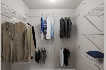 Spacious closets